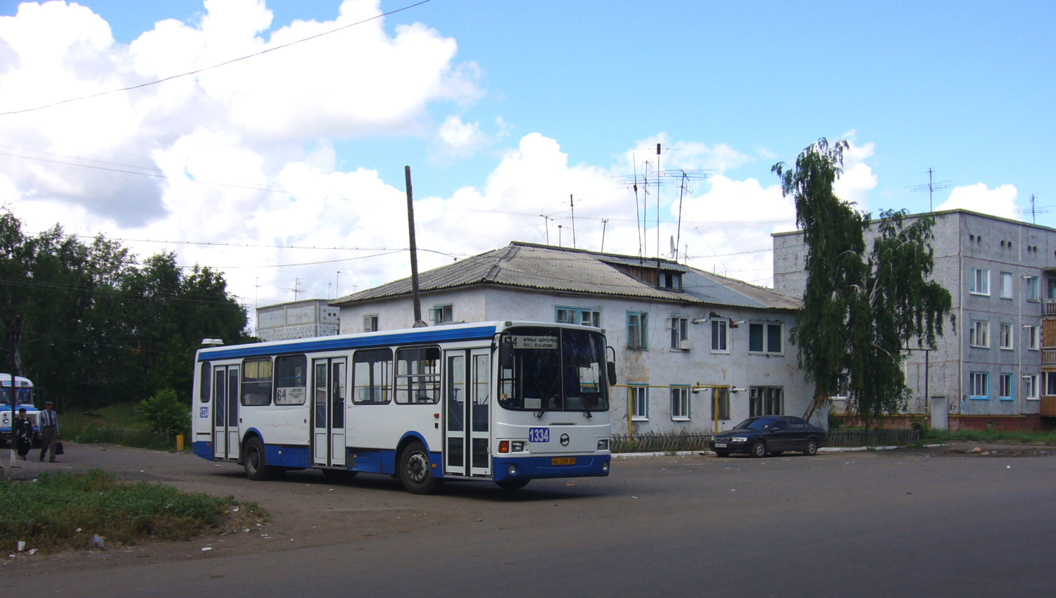 Omsk region, LiAZ-5256.45 № 1334; Omsk region — Bus stops