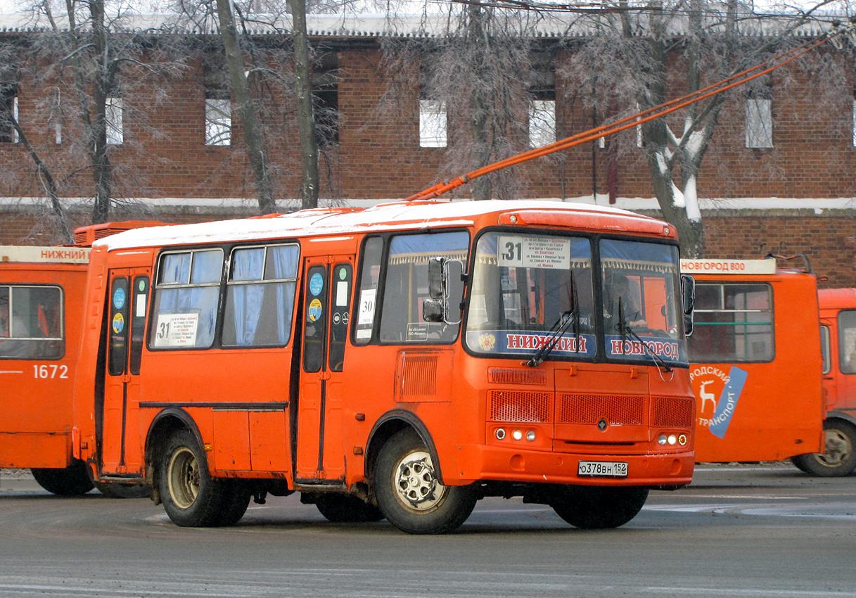 Нижегородская область, ПАЗ-32054 № О 378 ВН 152