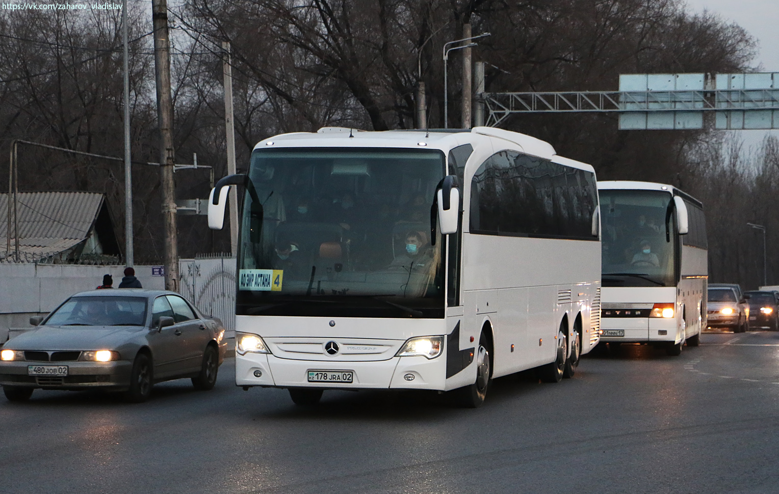 Алматы, Mercedes-Benz Travego II M 16RHD facelift № 178 JRA 02