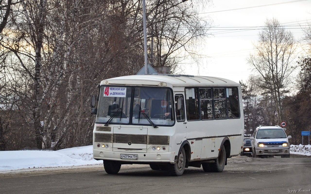 Новосибирская область, ПАЗ-32054 № Е 431 МА 154