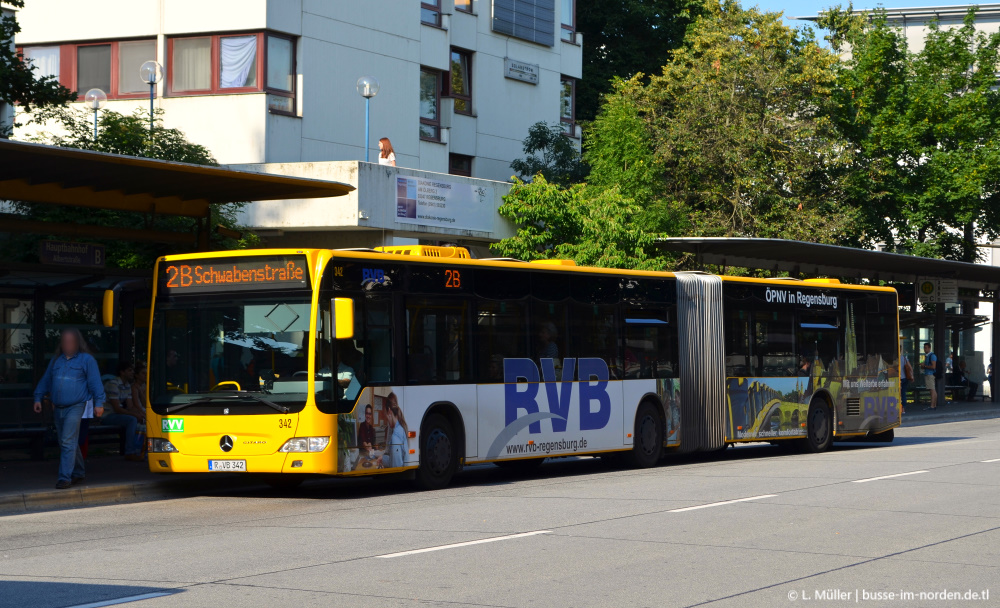 Бавария, Mercedes-Benz O530G Citaro facelift G № 342