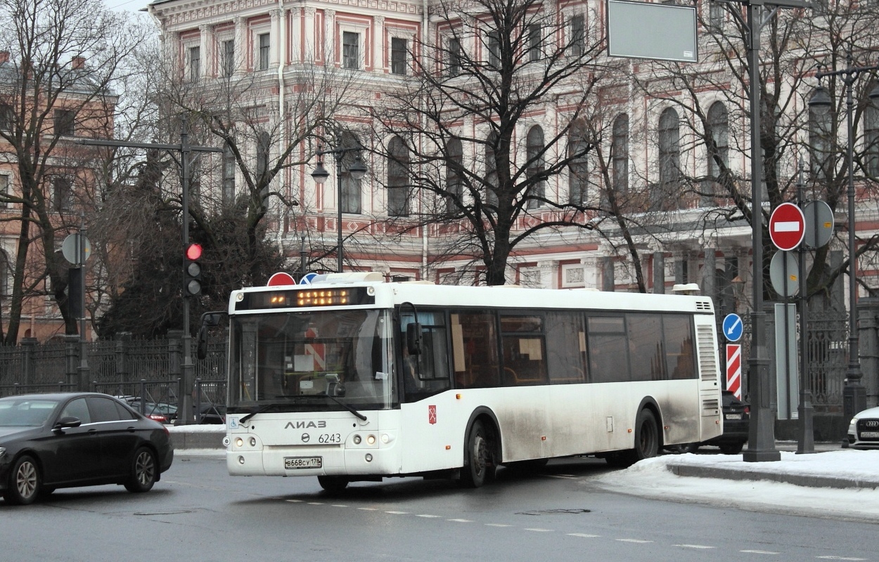 Санкт-Петербург, ЛиАЗ-5292.60 № 6243