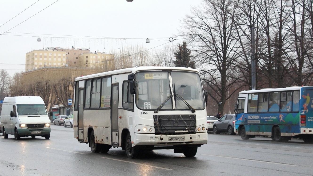 Санкт-Петербург, ПАЗ-320402-05 № 8755