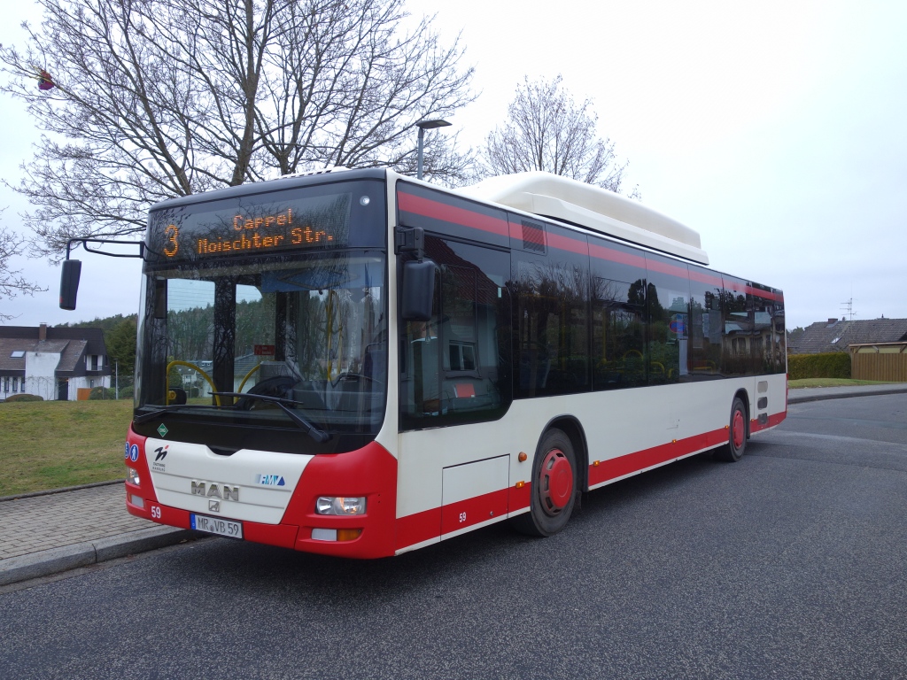 Hessen, MAN A21 Lion's City NL313 CNG sz.: 59