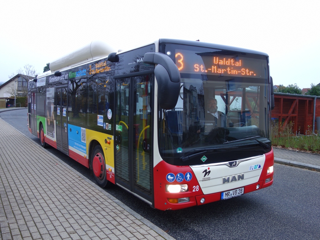 Гессен, MAN A21 Lion's City NL313 CNG № 28