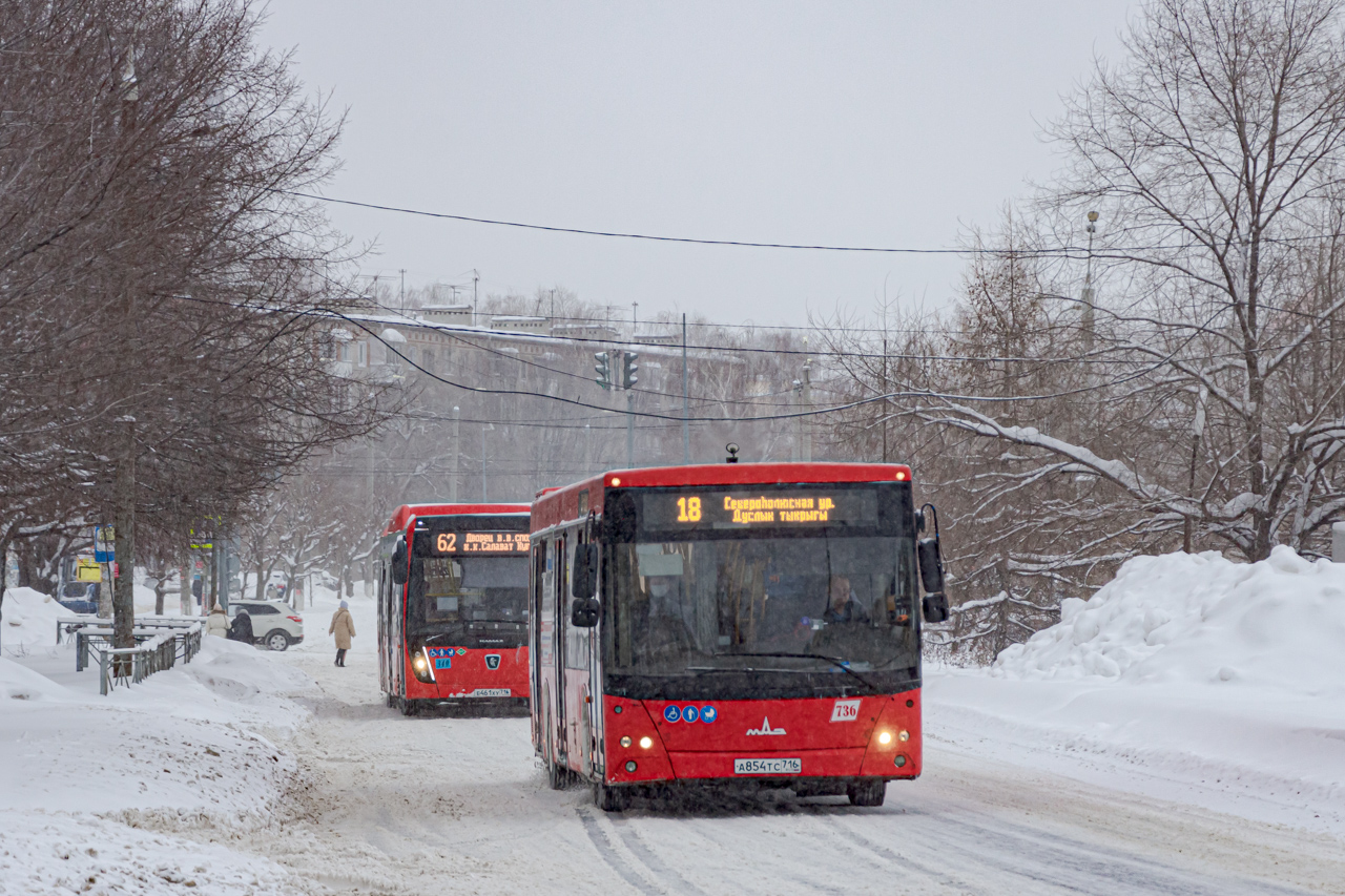 Татарстан, МАЗ-203.069 № 736