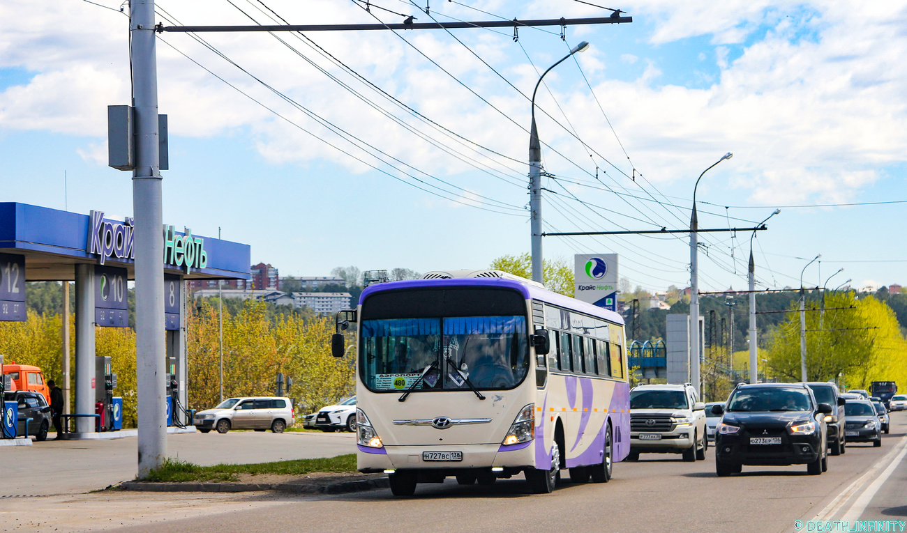 Иркутская область, Hyundai New Super AeroCity 1F/L № Н 727 ВС 138