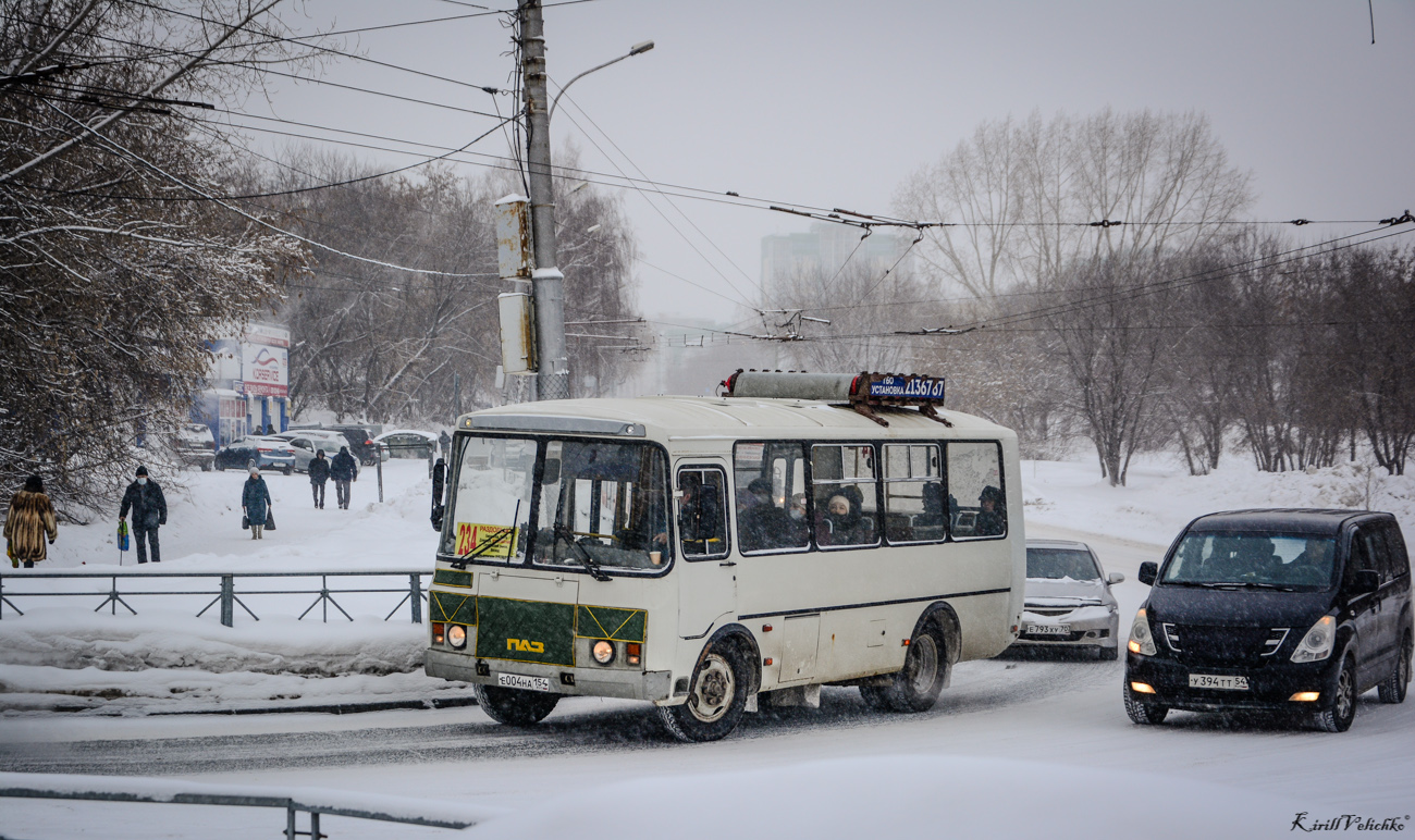 Новосибирская область, ПАЗ-32054 № Е 004 НА 154