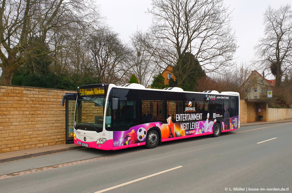 Нижняя Саксония, Mercedes-Benz Citaro C2 hybrid № 77