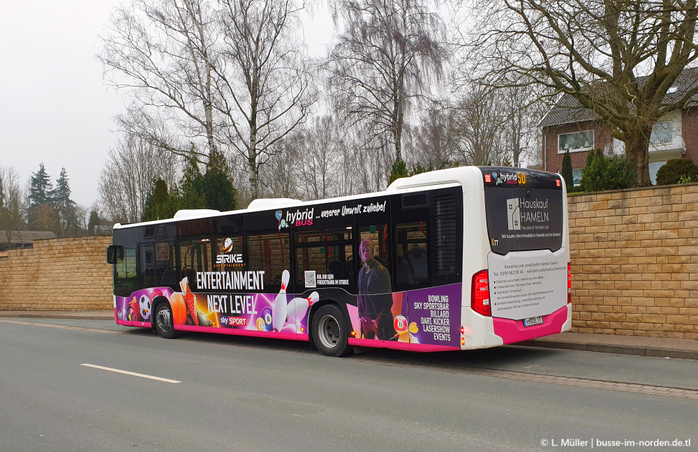 Нижняя Саксония, Mercedes-Benz Citaro C2 hybrid № 77