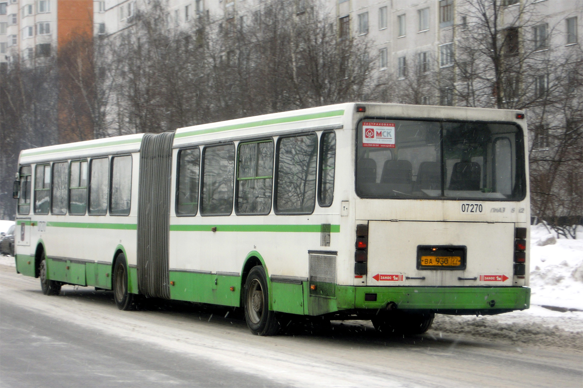 Москва, ЛиАЗ-6212.01 № 07270