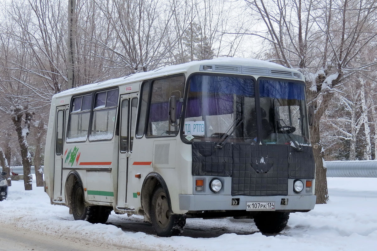 Волгоградская область, ПАЗ-32054 № К 107 РК 134