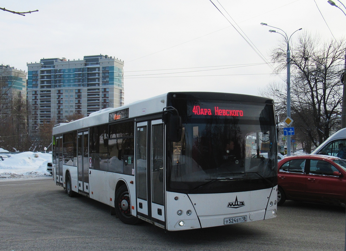Удмуртия, МАЗ-203.016 № У 524 ЕТ 18