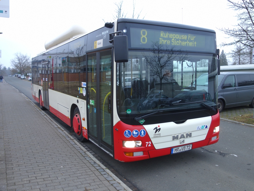 Гессен, MAN A21 Lion's City NL313 CNG № 72