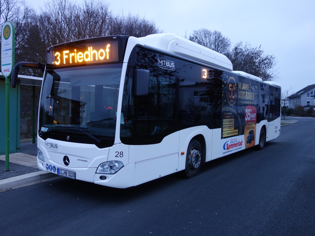 Гессен, Mercedes-Benz Citaro C2 NGT hybrid № 28