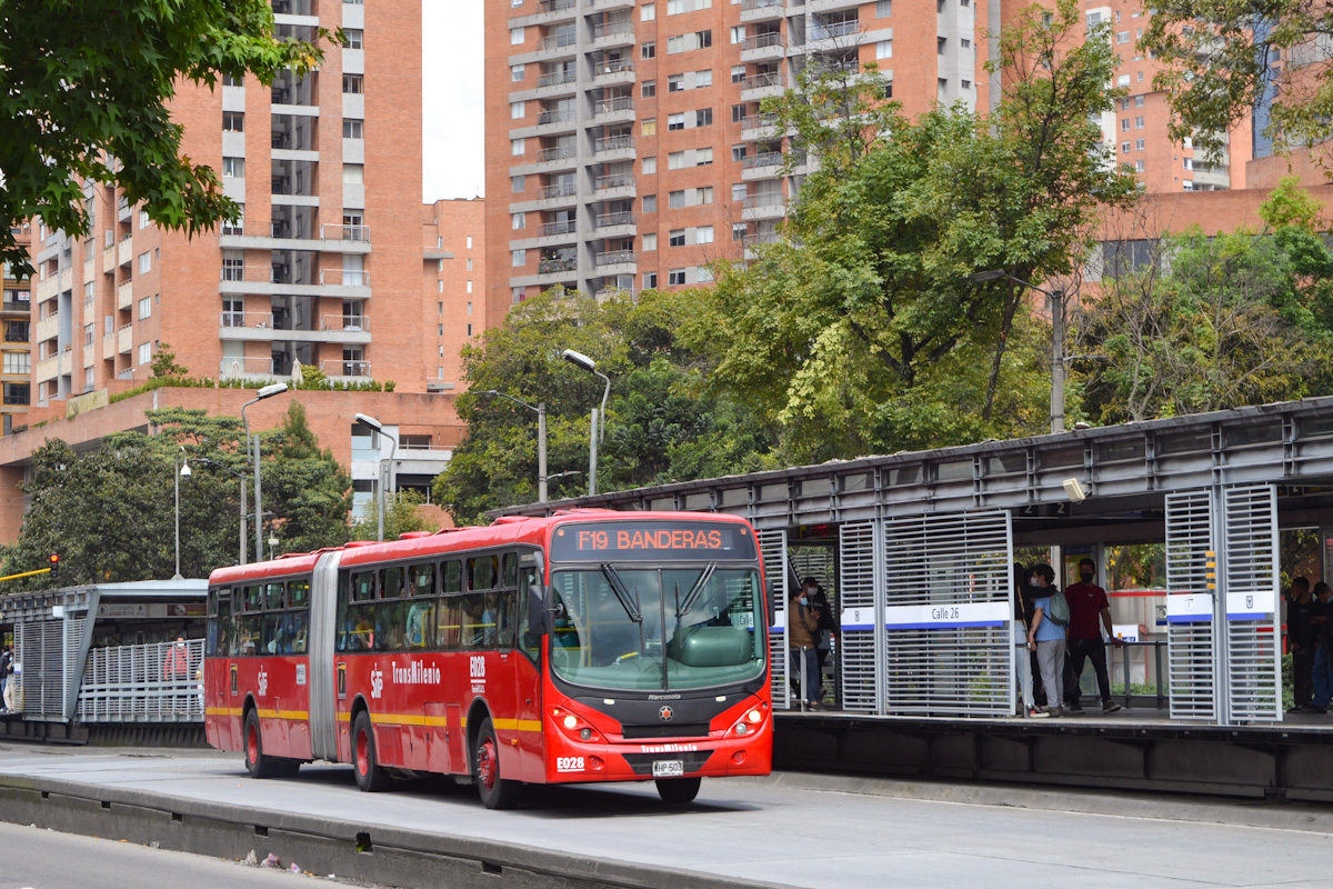 Колумбия, Marcopolo Gran Viale Biarticulado № E028