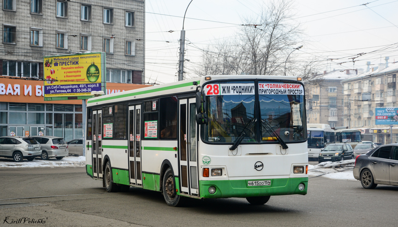 Новосибирская область, ЛиАЗ-5256.53 № Н 615 ОО 154