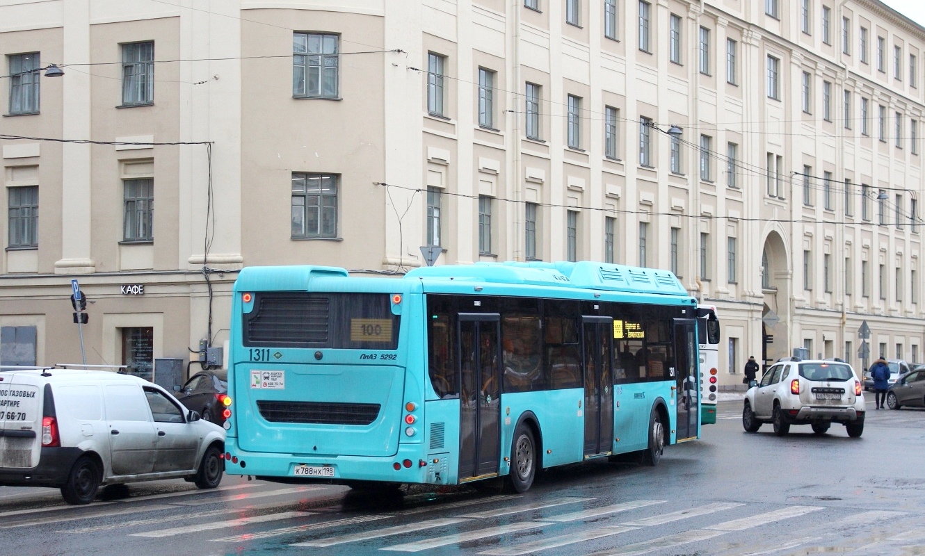 Санкт-Петербург, ЛиАЗ-5292.67 (CNG) № 1311