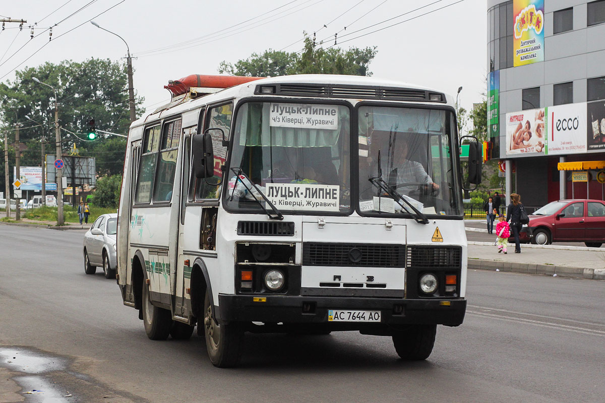 Волынская область, ПАЗ-32054 № AC 7644 AO