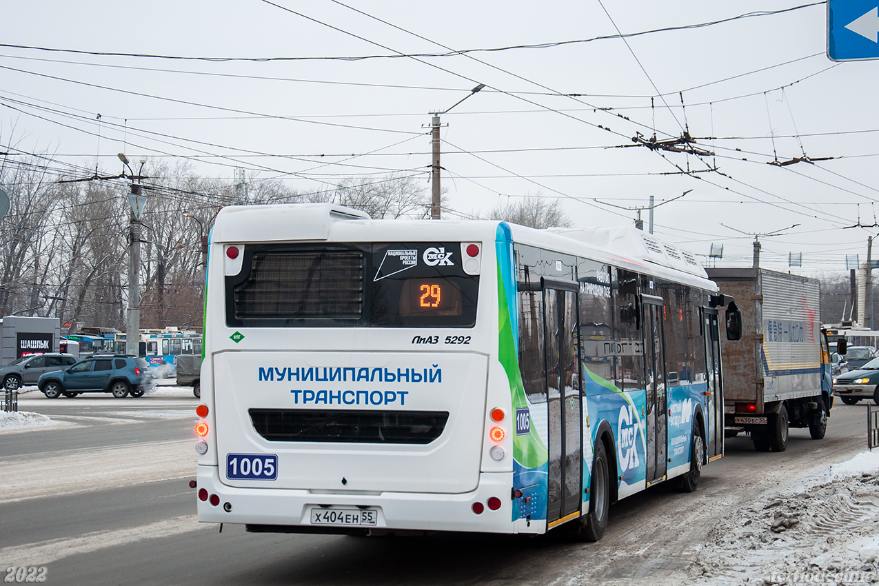 Omsk region, LiAZ-5292.67 (CNG) # 1005