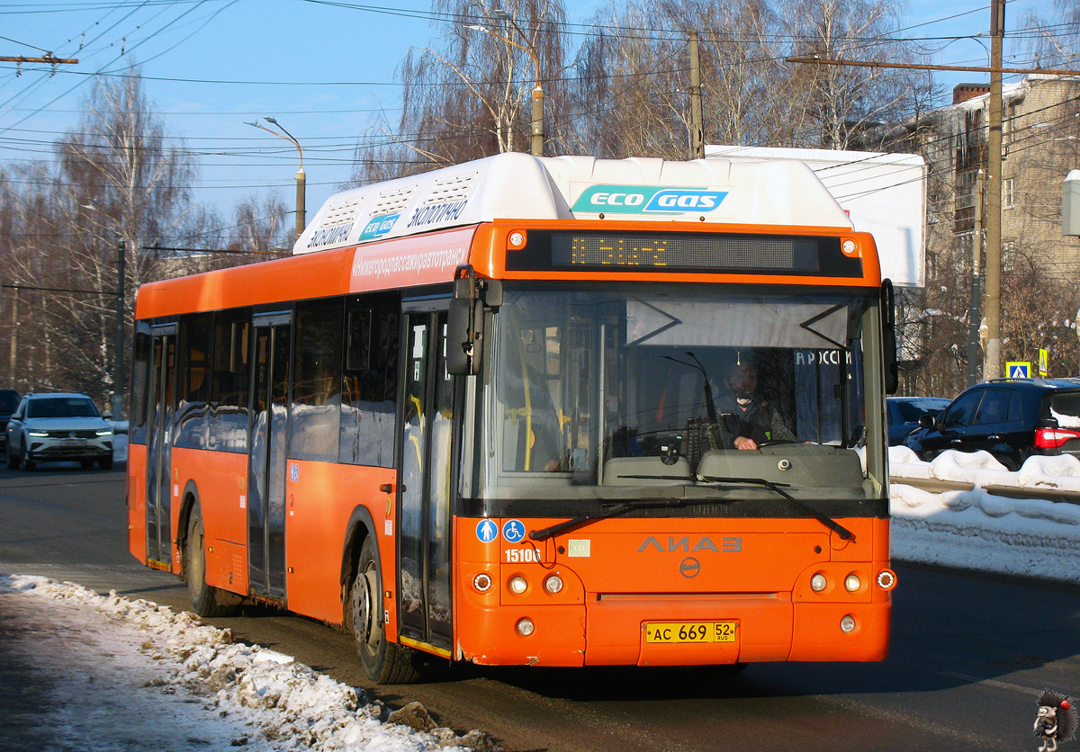 Нижегородская область, ЛиАЗ-5292.67 (CNG) № 15106