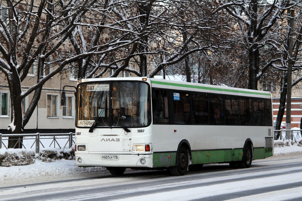 Санкт-Петербург, ЛиАЗ-5293.60 № 3807