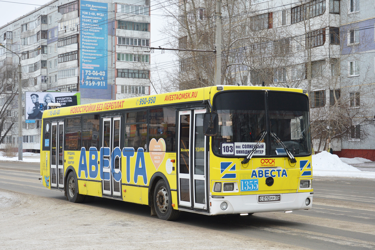 Omsk region, LiAZ-5256.53 № 1355