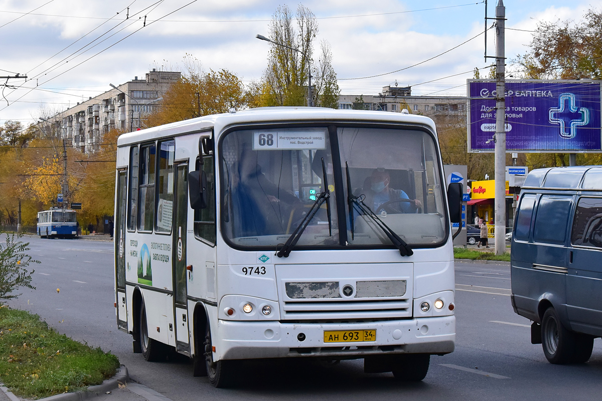 Волгоградская область, ПАЗ-320302-11 № 9743