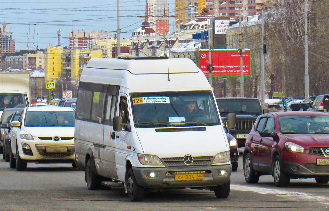 Свердловская область, Луидор-223227 (MB Sprinter Classic) № КМ 804 66