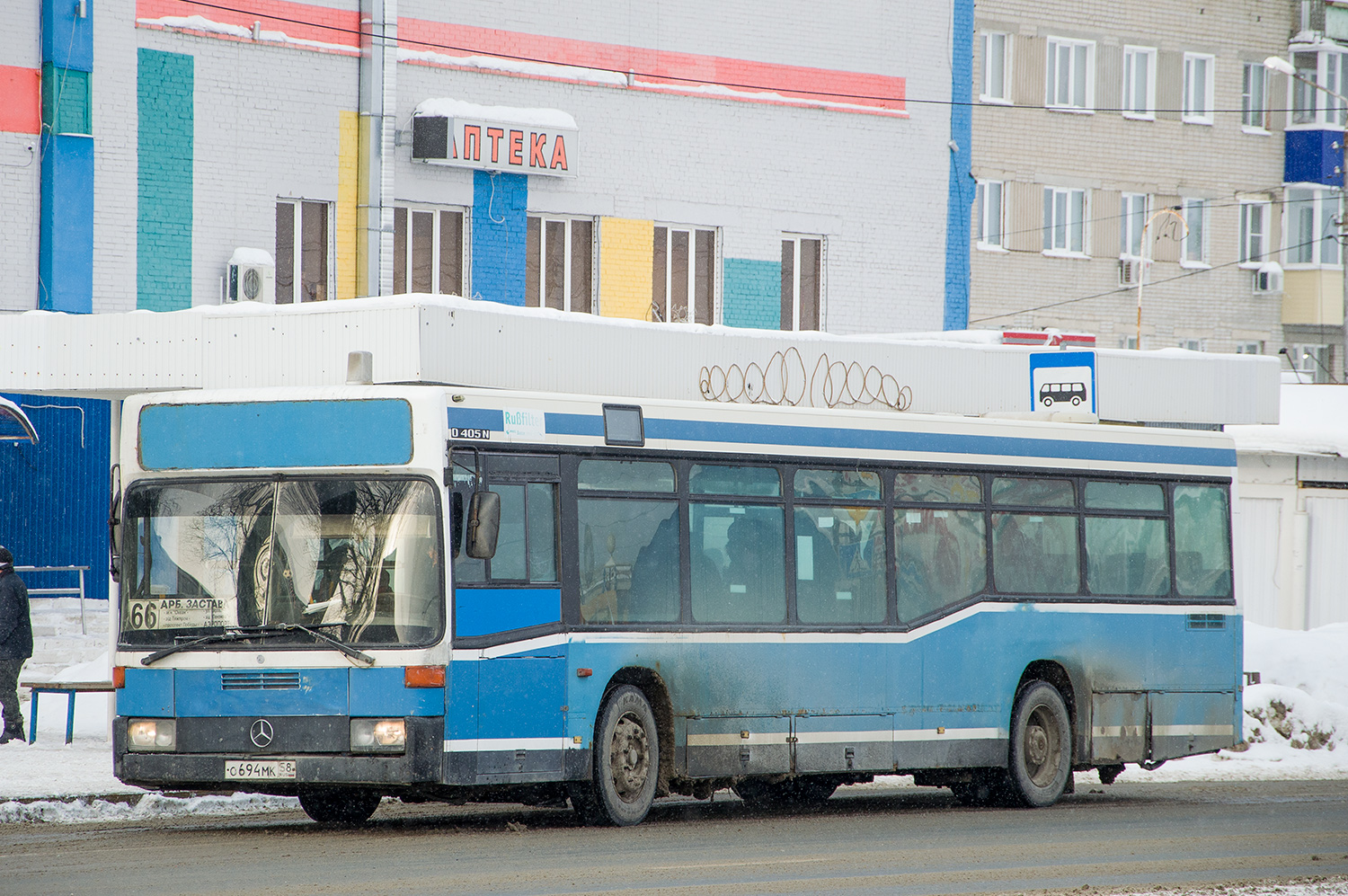 Пензенская область, Mercedes-Benz O405N2 № О 694 МК 58