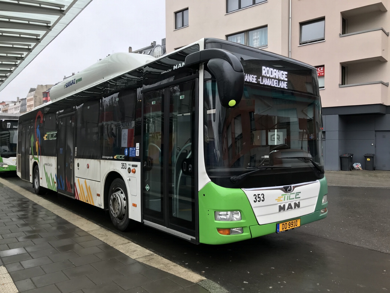 Люксембург, MAN A21 Lion's City NL313 CNG № 353