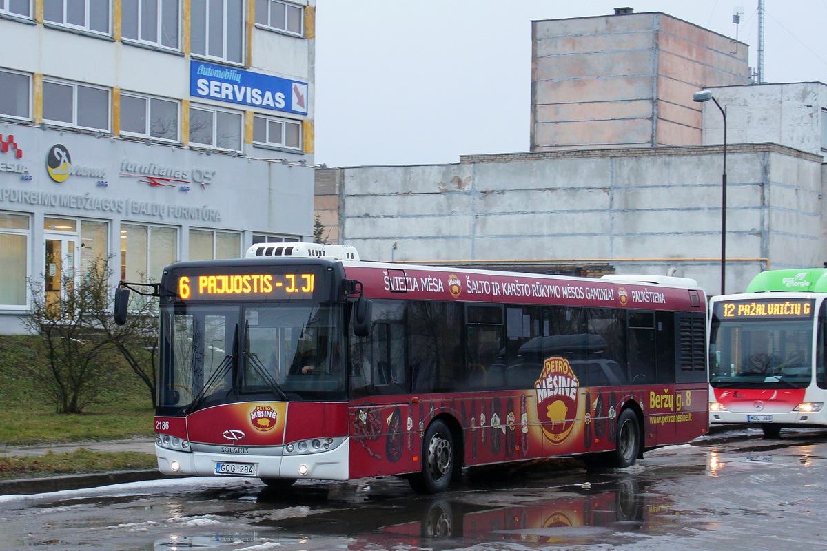 Литва, Solaris Urbino III 12 hybrid № 2186