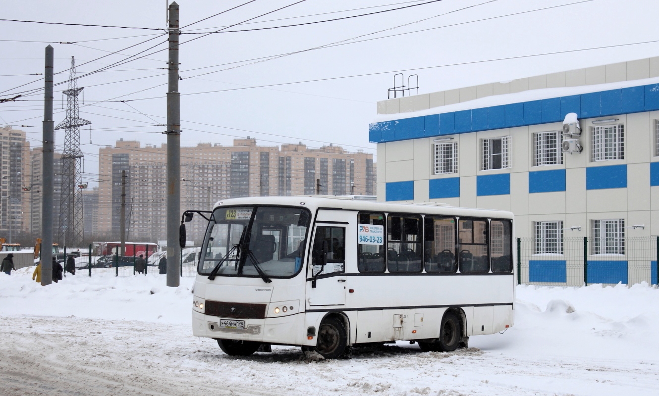 Санкт-Петербург, ПАЗ-320402-05 "Вектор" № Е 464 МН 198