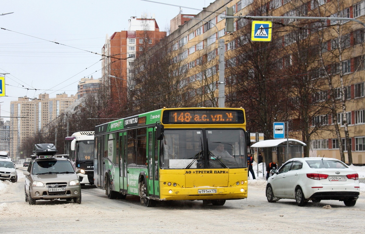 Санкт-Петербург, МАЗ-103.468 № В 191 НУ 178