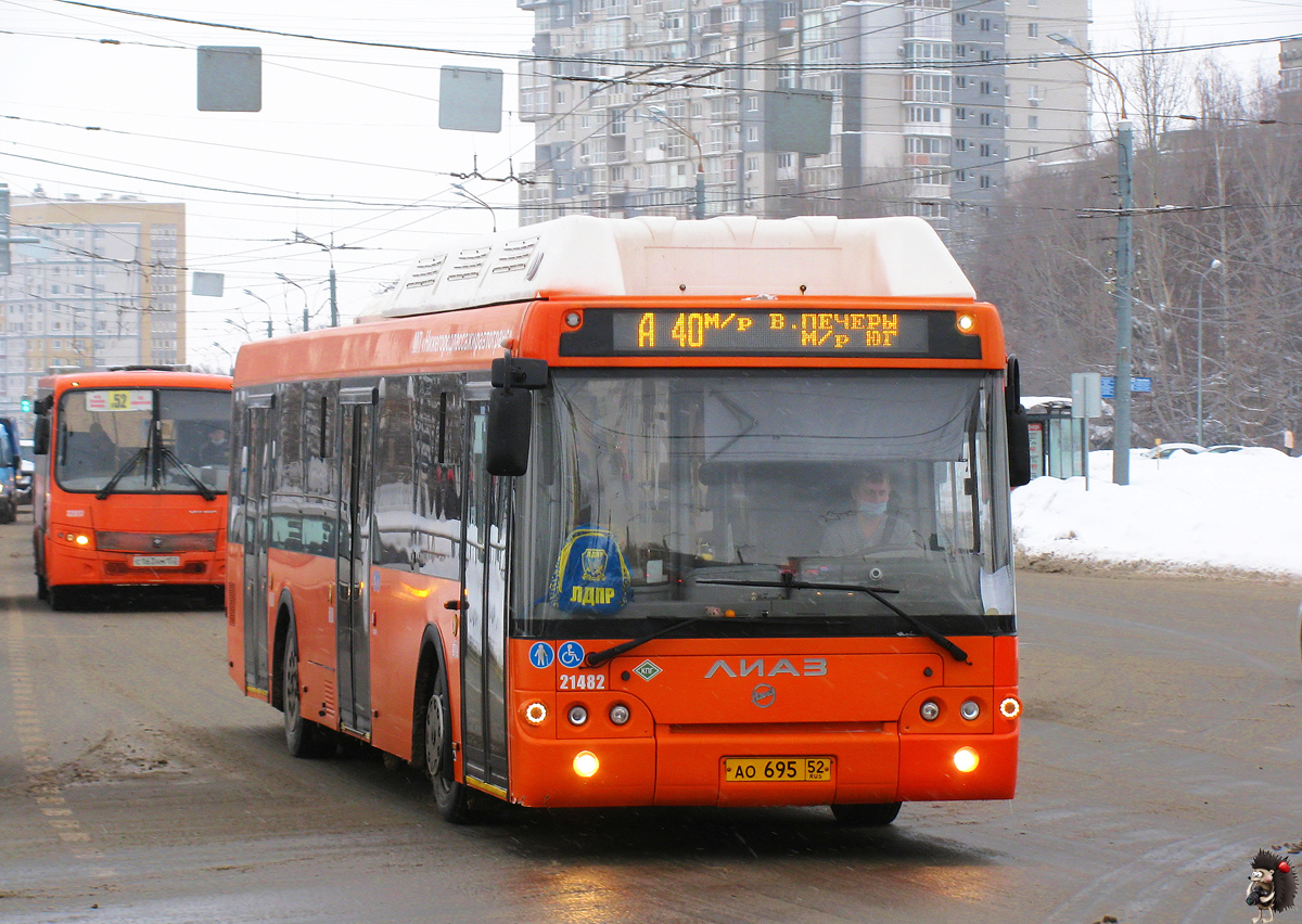 Нижегородская область, ЛиАЗ-5292.67 (CNG) № 21482