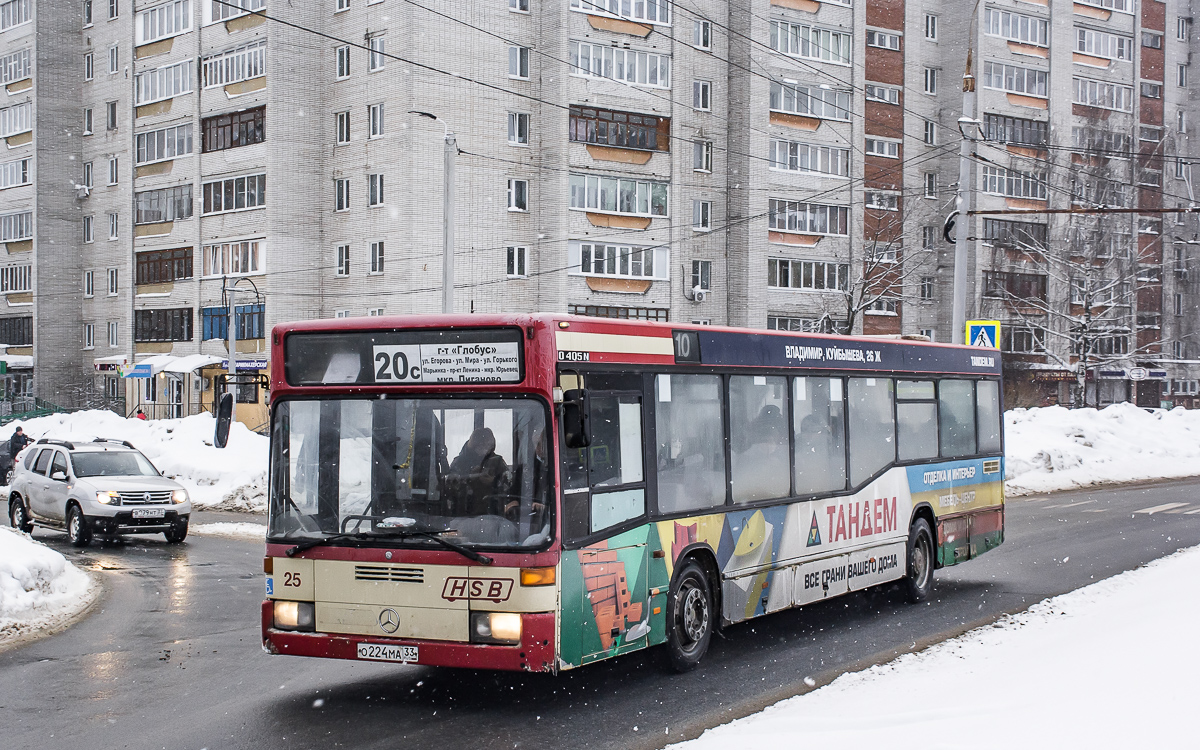 Владимирская область, Mercedes-Benz O405N2 № О 224 МА 33