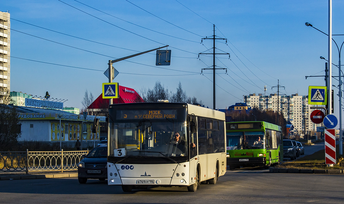 Ханты-Мансийский АО, МАЗ-206.086 № В 769 УР 186