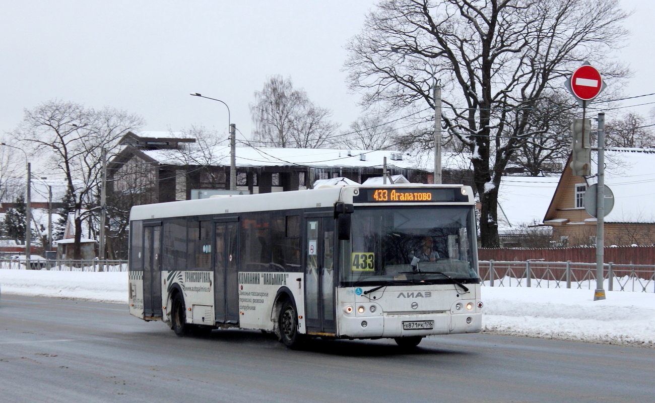 Санкт-Петербург, ЛиАЗ-5292.65 № Х 871 РК 178