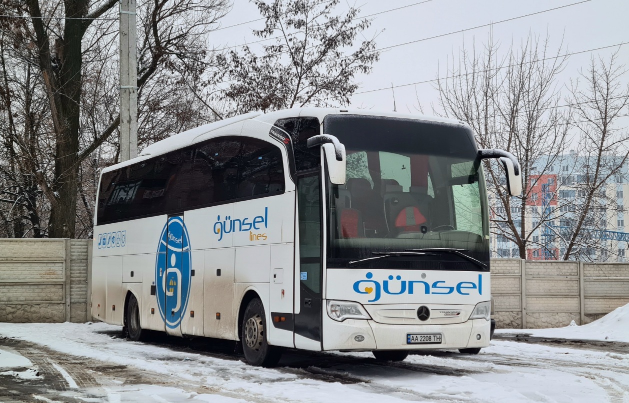 Киев, Mercedes-Benz Travego II SHD 15SHD facelift № AA 2208 TH