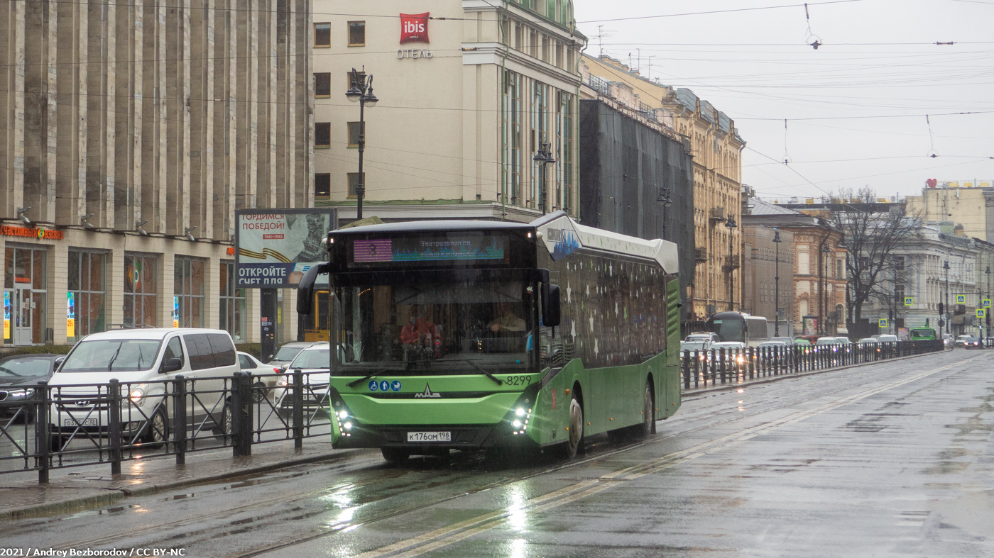 Санкт-Петербург, МАЗ-303.266 № 8299