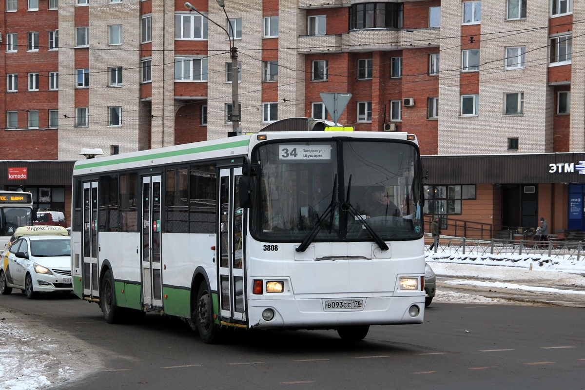 Санкт-Петербург, ЛиАЗ-5293.60 № 3808