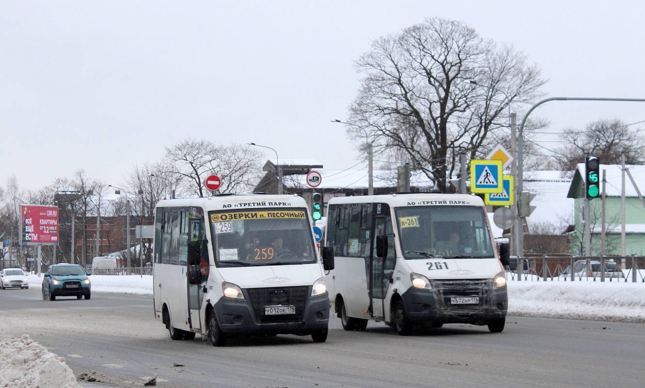 Санкт-Петербург, ГАЗ-A64R42 Next № У 012 ОЕ 178; Санкт-Петербург, ГАЗ-A64R42 Next № У 672 НР 178