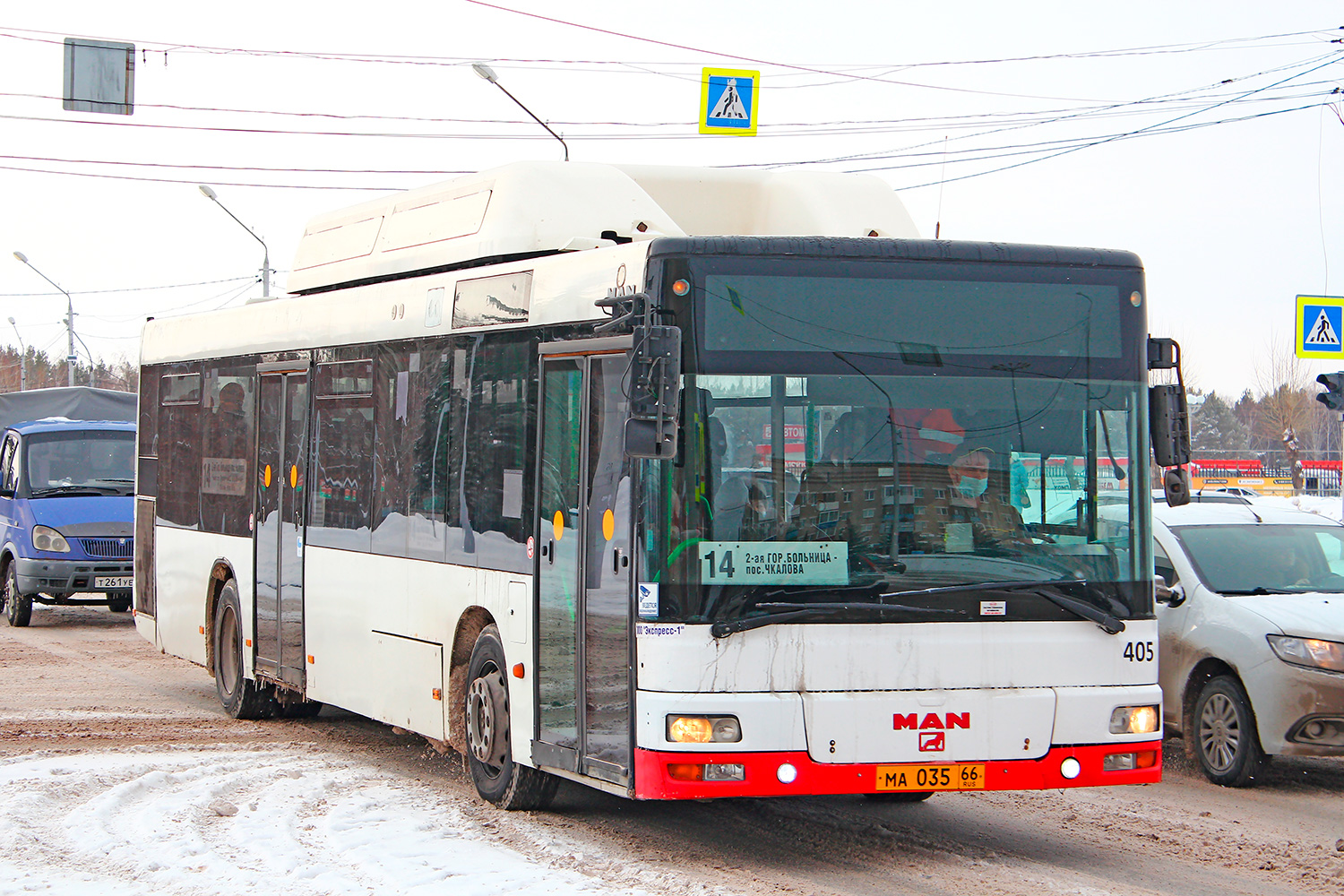 Свердловская область, MAN A21 NL313 CNG № МА 035 66