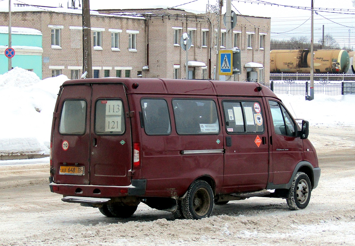 Вологодская область, ГАЗ-322120 (X96) № АВ 648 35