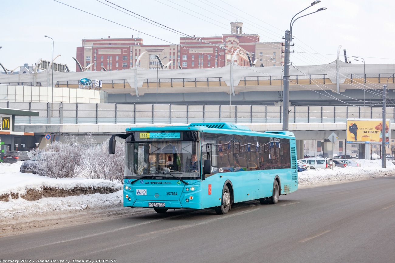 Санкт-Петербург, ЛиАЗ-5292.67 (LNG) № М 564 АС 198