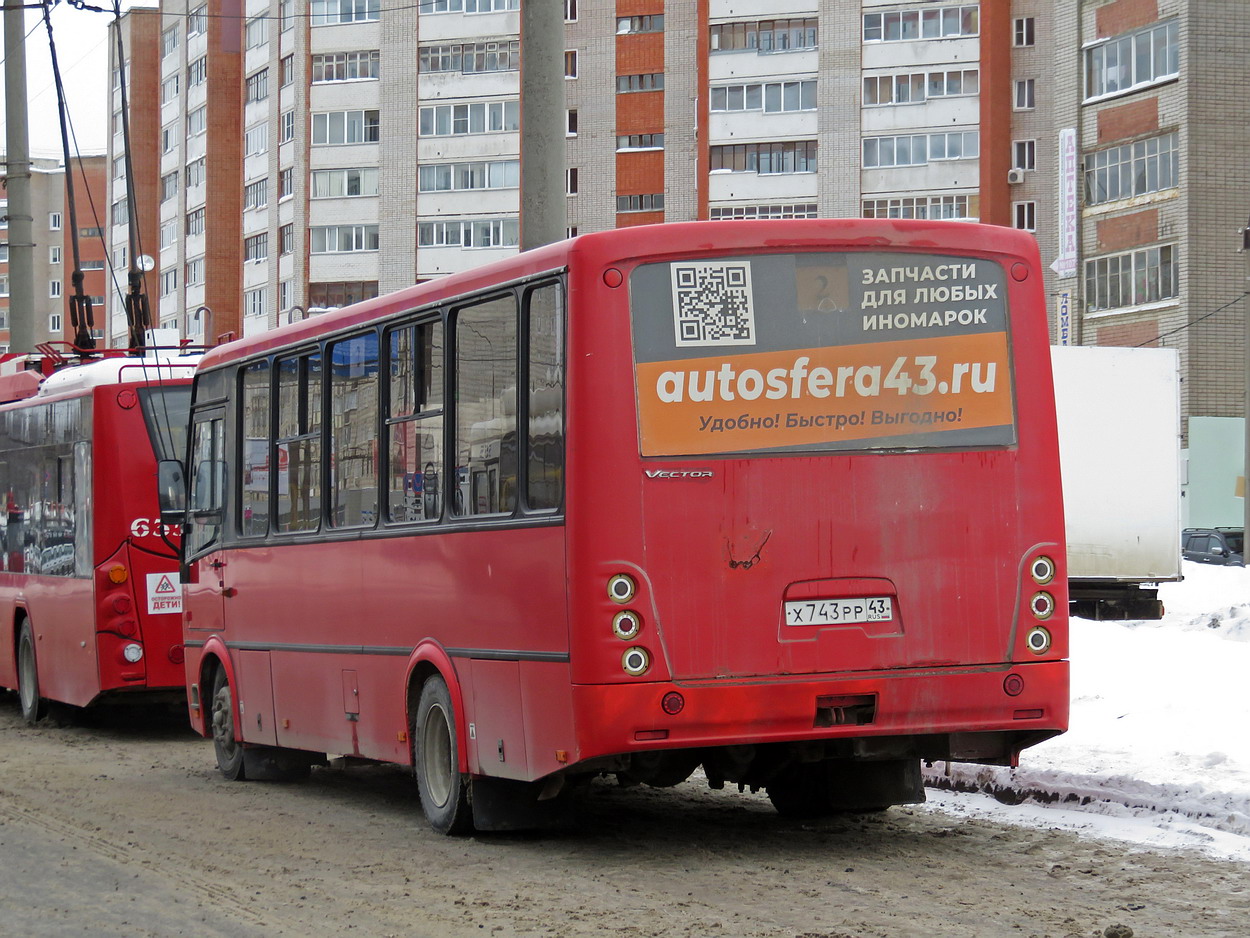 Кировская область, ПАЗ-320412-04 "Вектор" № Х 743 РР 43