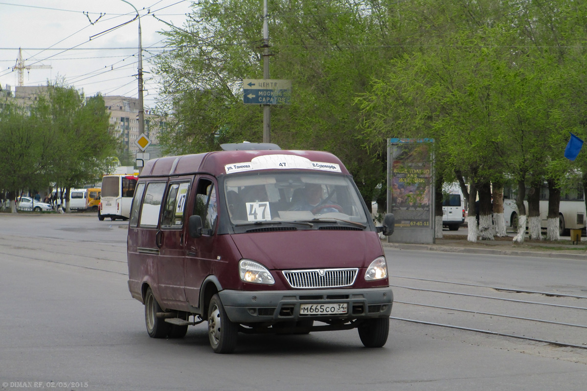 Волгоградская область, ГАЗ-3261 (X89-BA8) № М 665 СО 34