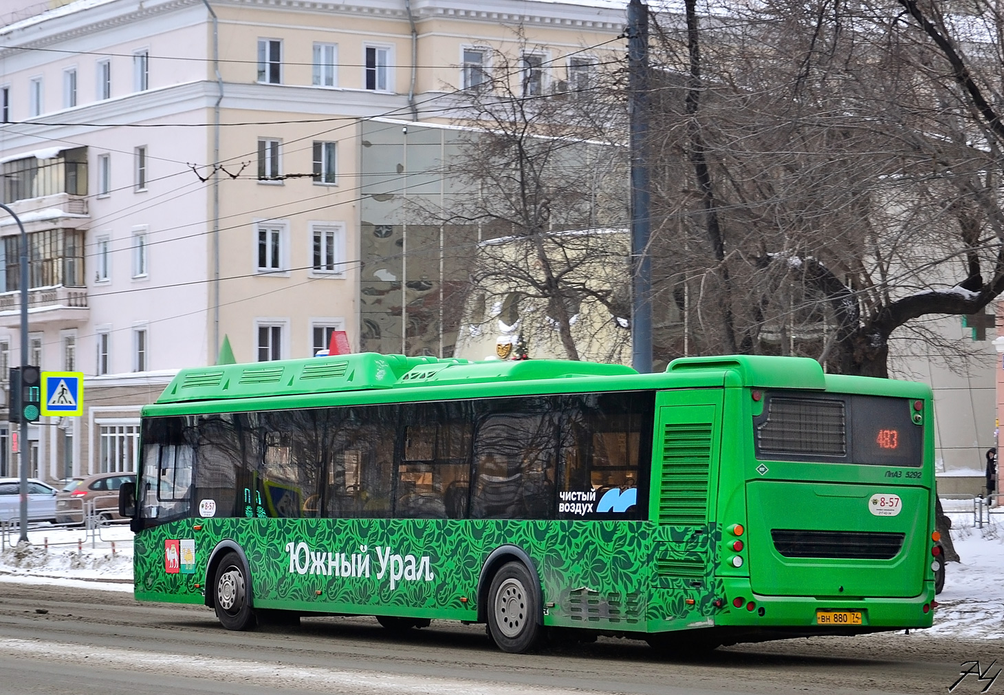 Chelyabinsk region, LiAZ-5292.67 (CNG) # 857