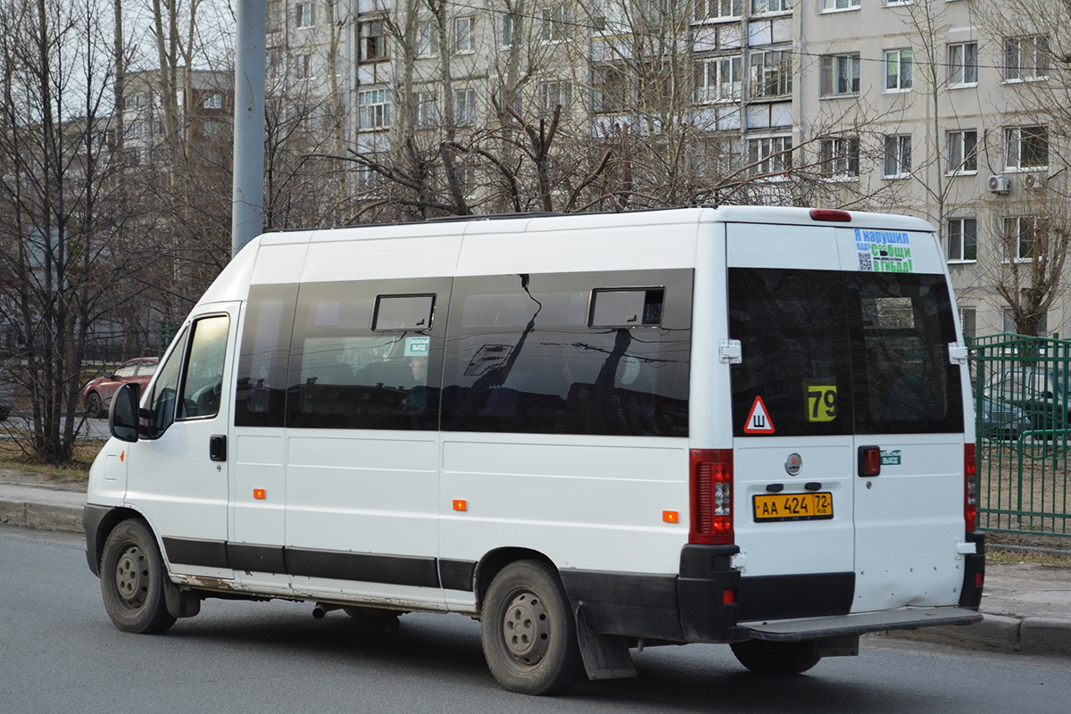 Тюменская область, FIAT Ducato 244 CSMMC-RLL, -RTL № АА 424 72