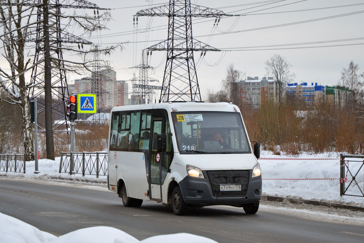 Санкт-Петербург, ГАЗ-A64R42 Next № Х 749 МУ 178